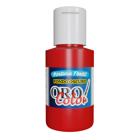[FO-509] PINTURA TEXTIL FONDO OSCURO ROJO NAVIDAD 30ML