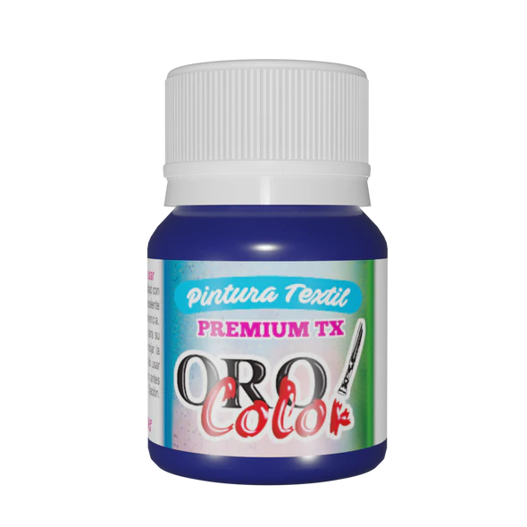 [TX347] PINTURA TEXTIL PREMIUM AZUL COBALTO 30ML