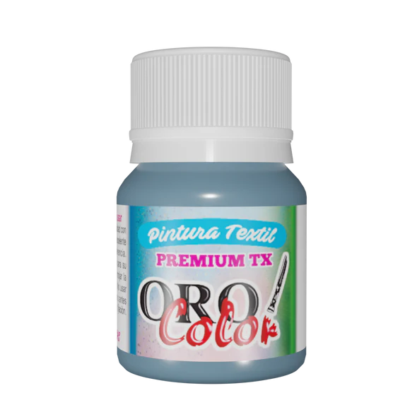 [TX345] PINTURA TEXTIL PREMIUM AZUL NUBLADO 30ML
