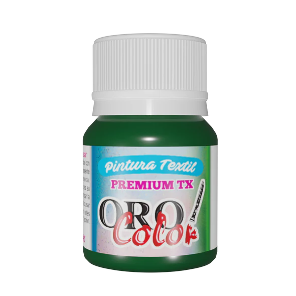 [TX361] PINTURA TEXTIL PREMIUM VERDE GRAMA 30ML