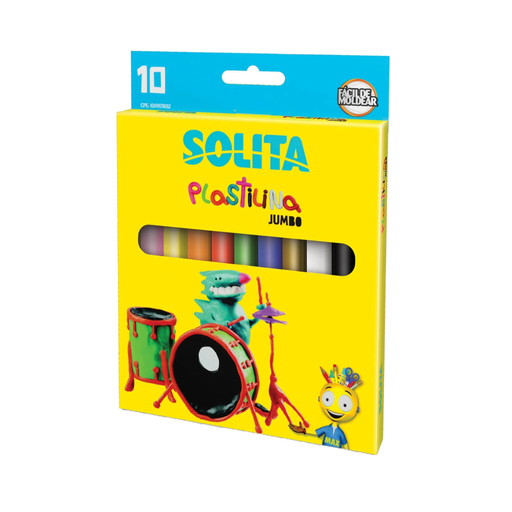 [SPT003] PLASTILINA JUMBO X10