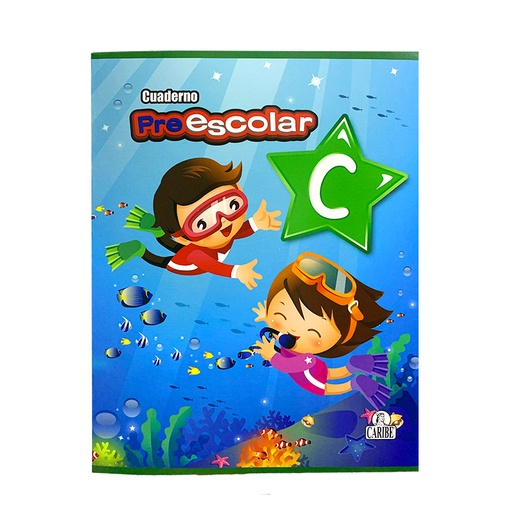 [N01E615C32U] CUADERNO ENGRAPADO PRE-ESCOLAR KIDS III C