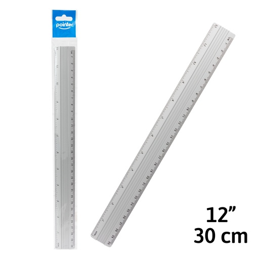 [R-730-P] REGLA DE ALUMINIO 30CM