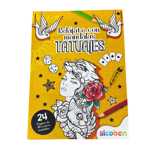 [6014417524589ME] RELAJATE CON MANDALAS: TATUAJES
