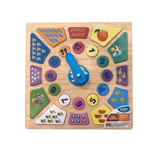 [7A019-PG-5068] ROMPECABEZAS DIDACTICO (RELOJ)