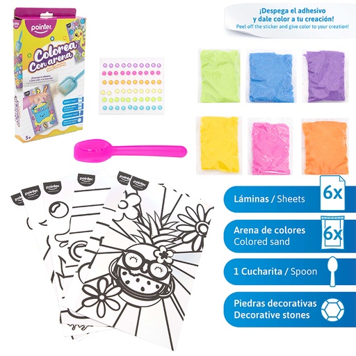 [ANC-2335] KIT DE COLOREA CON ARENA