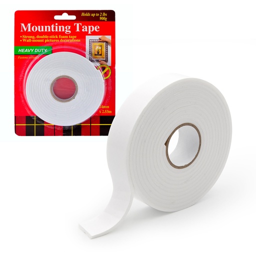 [8A018-425] CINTA ADHESIVA DOBLE FAZ 24MM x2.53M